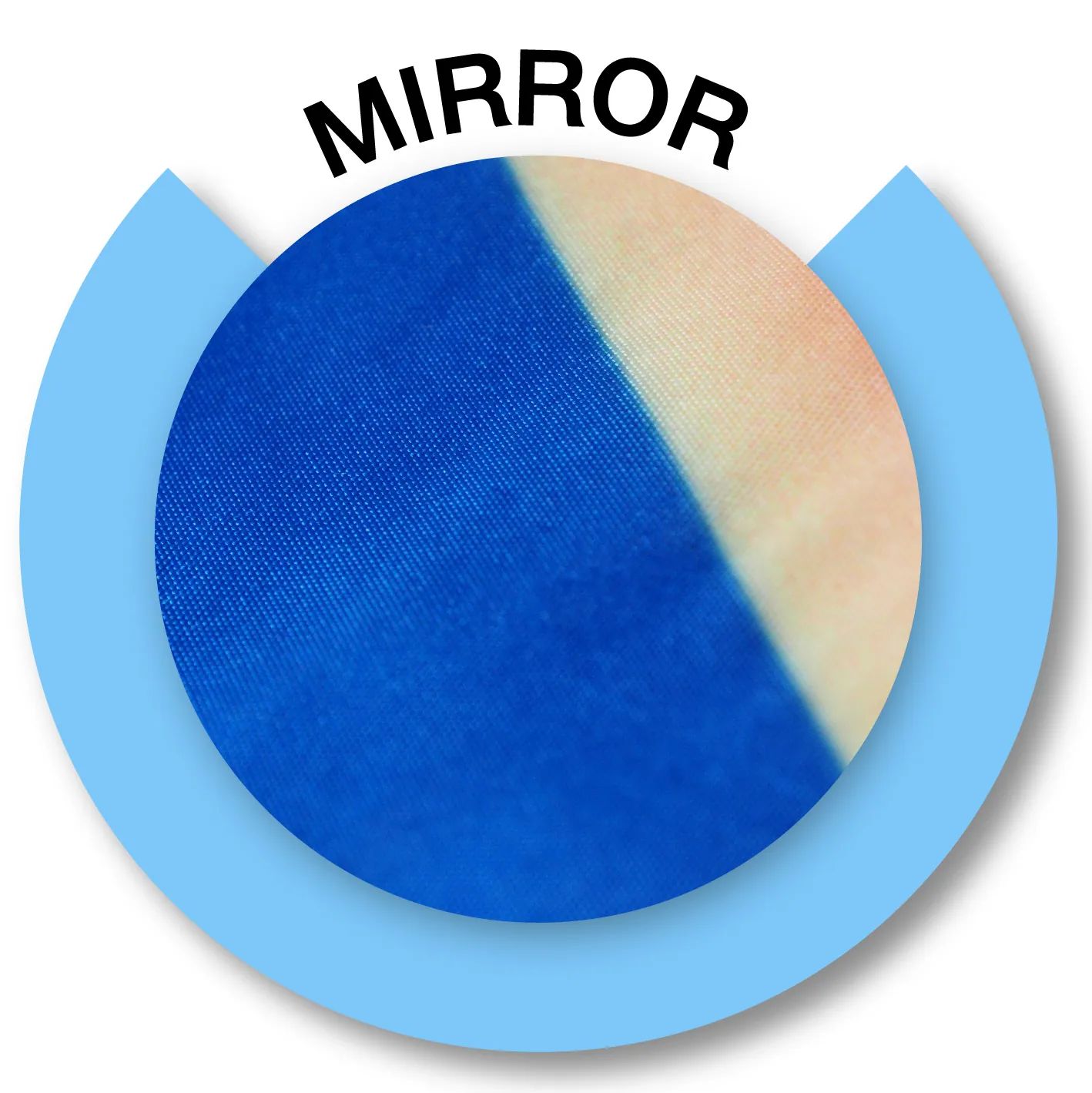 ผ้า Mirror สำหรับพิมพ์ธงชายหาด