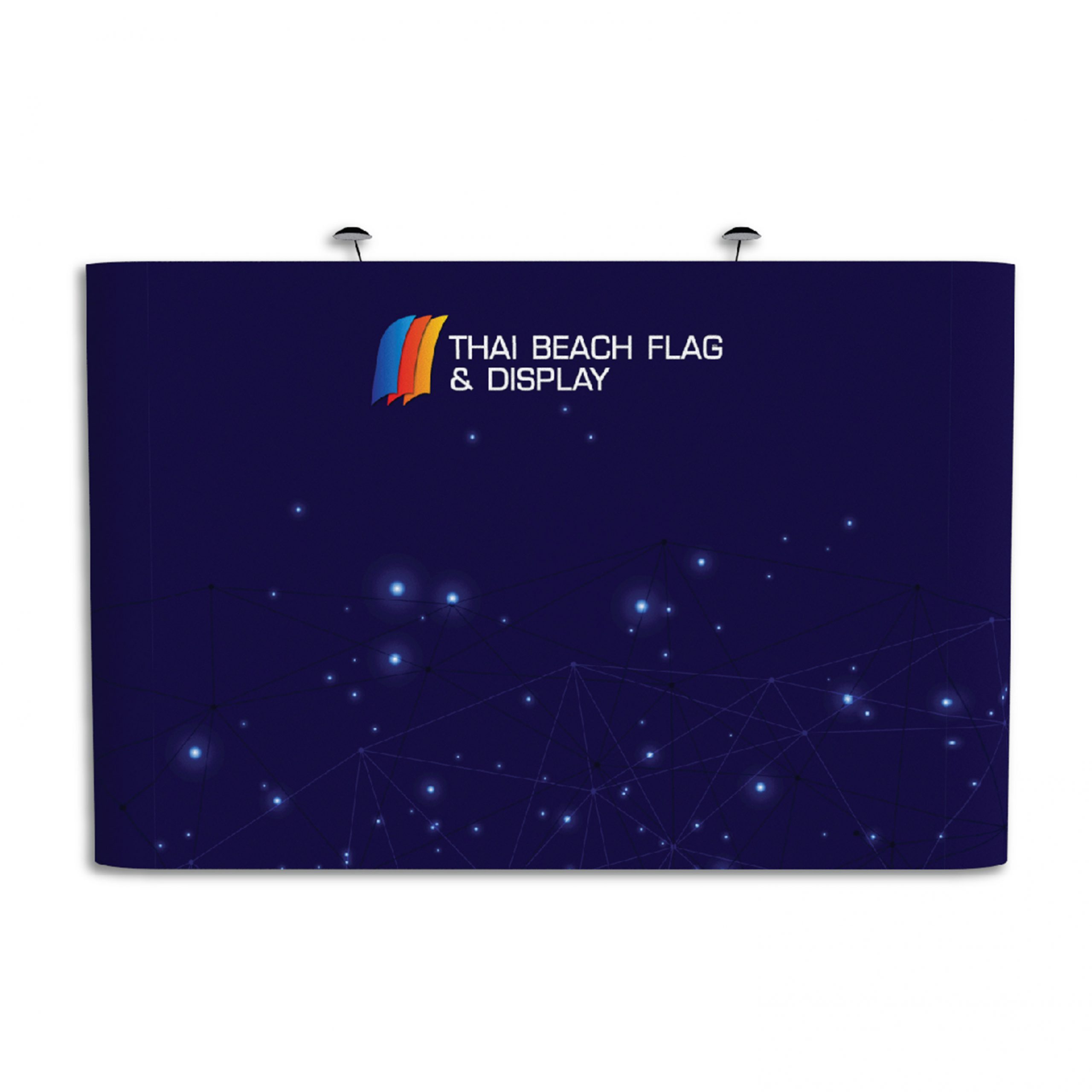 Pop up backdrop 3x4, straight face, 2.27 m high