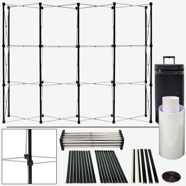 Pop up backdrop 3x4, straight face, 2.27 m high, photo 2
