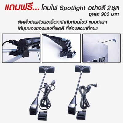 ป๊อปอัพแบคดรอป 2x2 หน้าโค้ง สูง 1.50 ม. ภาพที่ 4