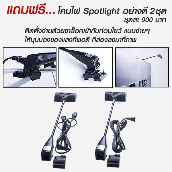 ป๊อปอัพแบคดรอป 2x2 หน้าโค้ง สูง 1.50 ม. ภาพที่ 4